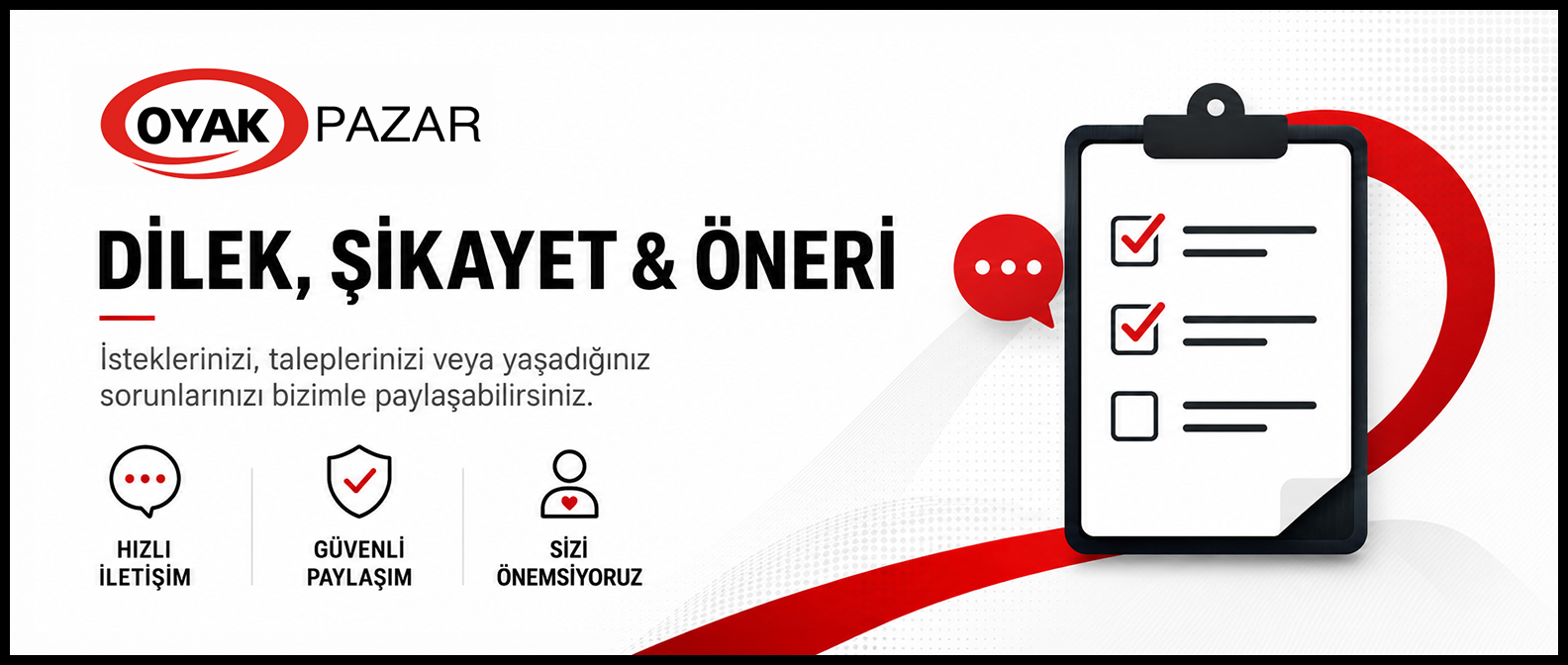 Dilek, Şikayet ve Öneri Formu